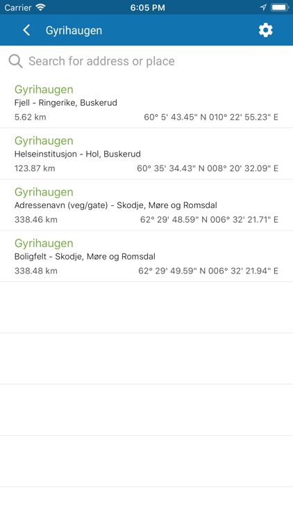 Norgeskart outdoors screenshot-8