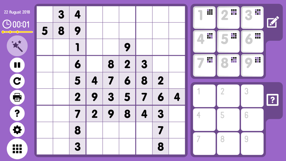 #7. Cool Online Sudoku (iOS) 由: Denis Sokolov