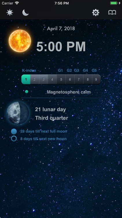 Solar weather