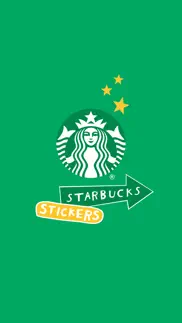 starbucks stickers iphone screenshot 1