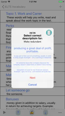Game screenshot IELTS Vocabulary Listening hack