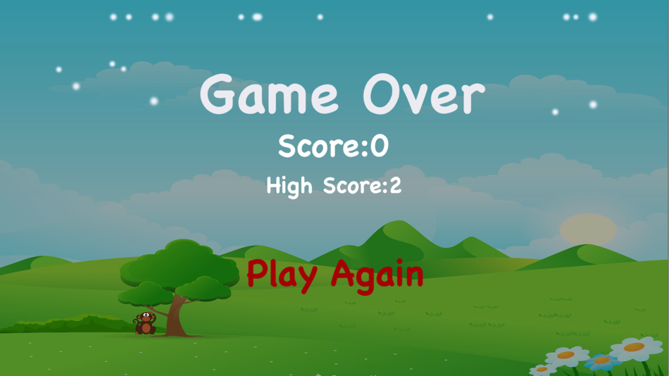 #4. Feed Your Monkey (iOS) By: Pradeep Yadav