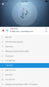 Korea Radio Station: Korean FM screenshot #1 for iPhone