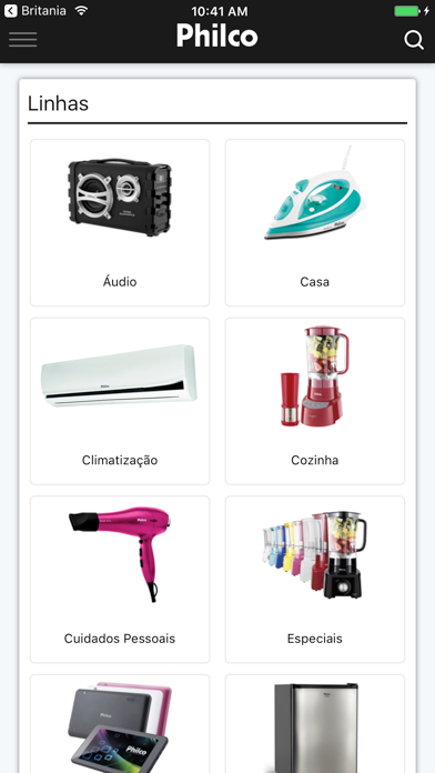 Screenshot #1 pour Catálogo de Produtos Philco