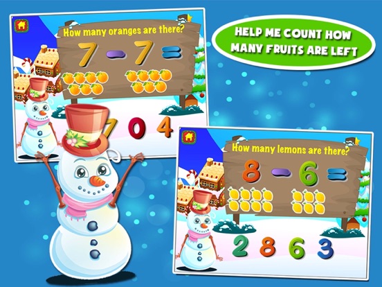 Screenshot #6 pour Snowman Preschool Math Games