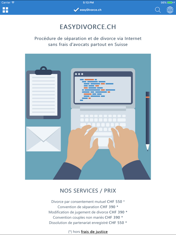 Screenshot #5 pour easyDivorce