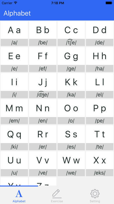 Indonesian - Basic Alphabet Screenshot