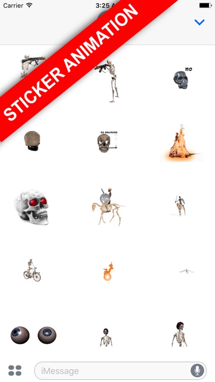 Skeleton emoji halloween