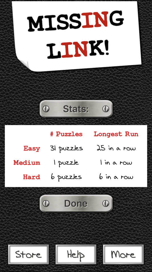 #5. Missing Link (iOS) Podle: Sarah Pierce