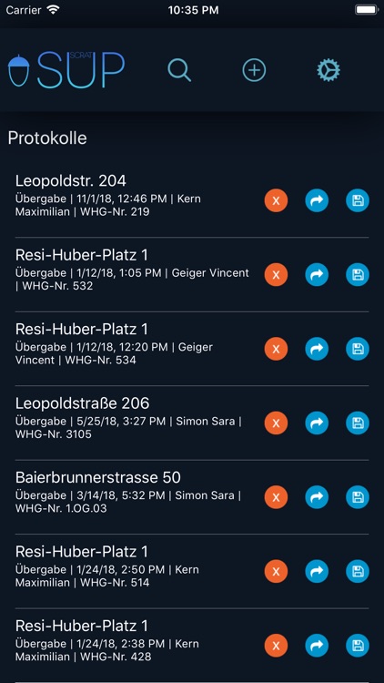 SUP - Wohnungsübergabe