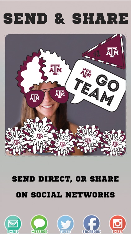 Texas A&M Aggies Selfie Stickers screenshot-3