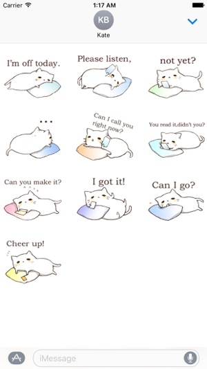 Lovely And Lazy Cat Sticker(圖3)-速報App
