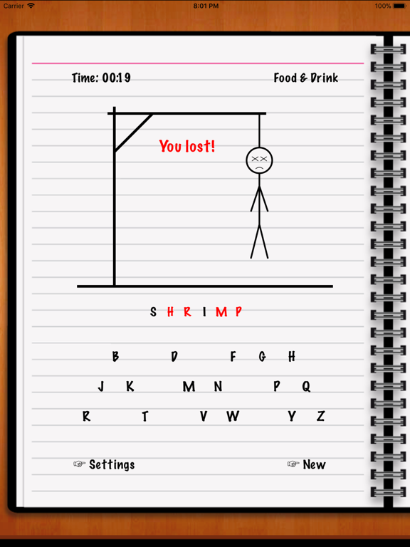 Screenshot #4 pour Original Hangman