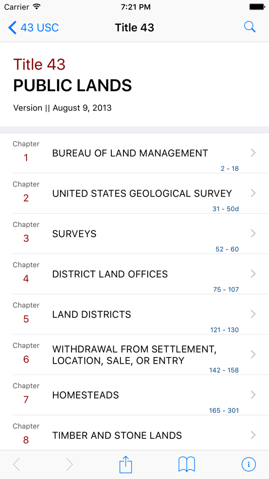 #1. 43 USC - Public Lands (LawStack Series) (iOS) 由: Tekk Innovations LLC
