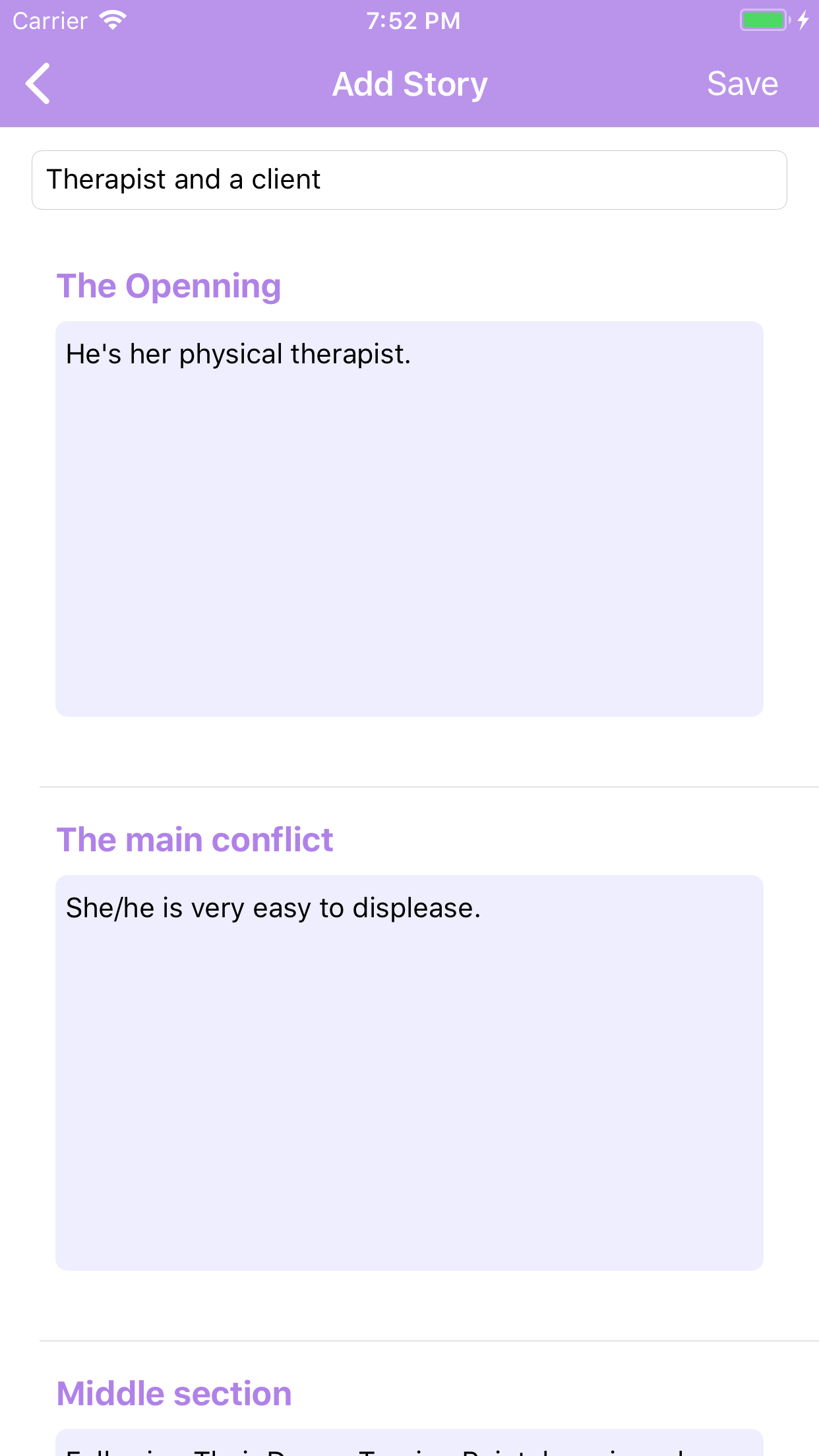 Romance Story Plot Generator