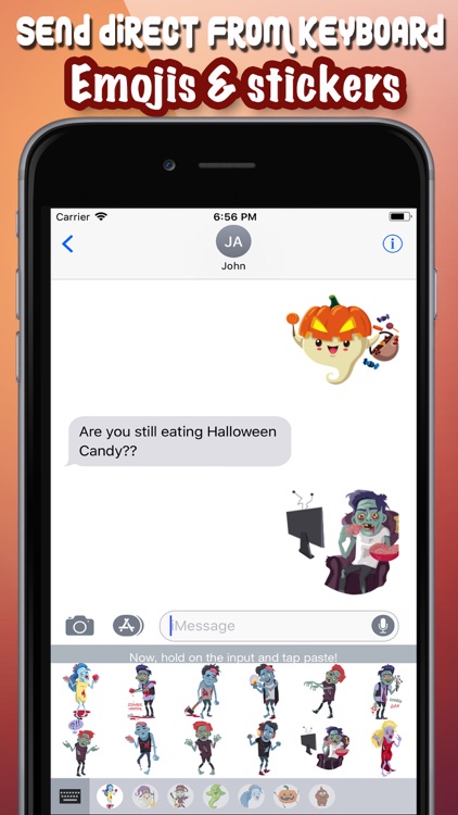 Halloween Emoji Chat Keyboard