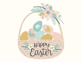 Hand Drawn Easter Day Stickers
