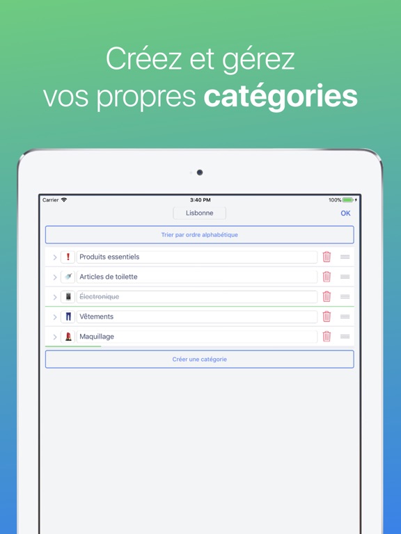 Screenshot #6 pour Liste de Voyage ◎