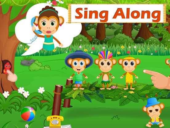 Screenshot #4 pour Five Little Monkeys Jumping