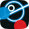 Glow hockey divertido juego icon