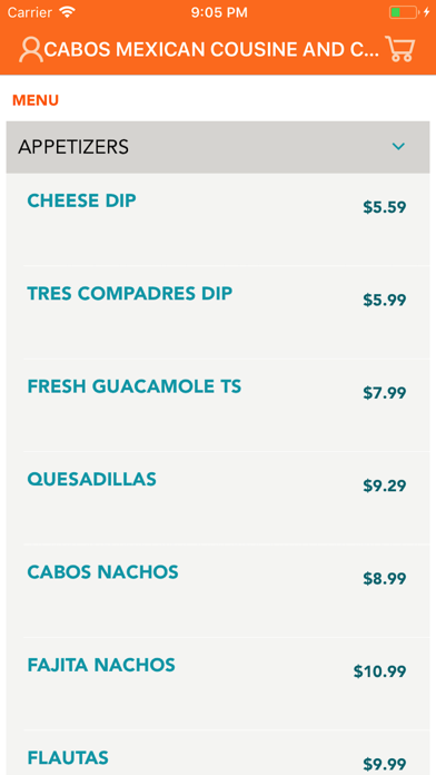 How to cancel & delete Cabos Mexican Cuisine  Cantina from iphone & ipad 4