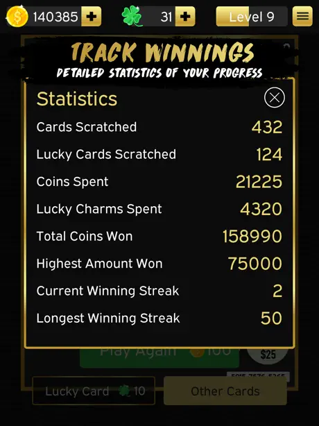 VIP Scratch Cards