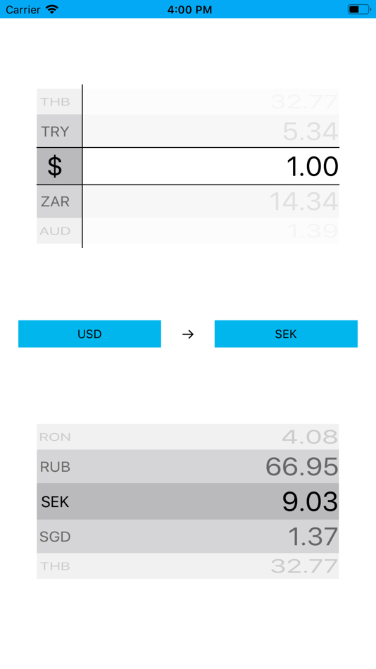 #8. All Currency Converter app (iOS) 由: p swagath