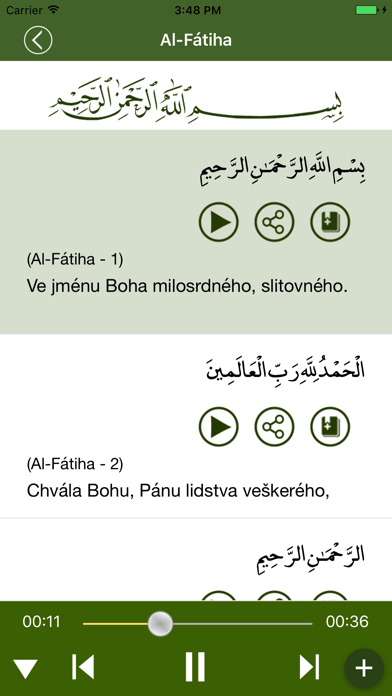 Screenshot #3 pour Svatý Korán v Češtině