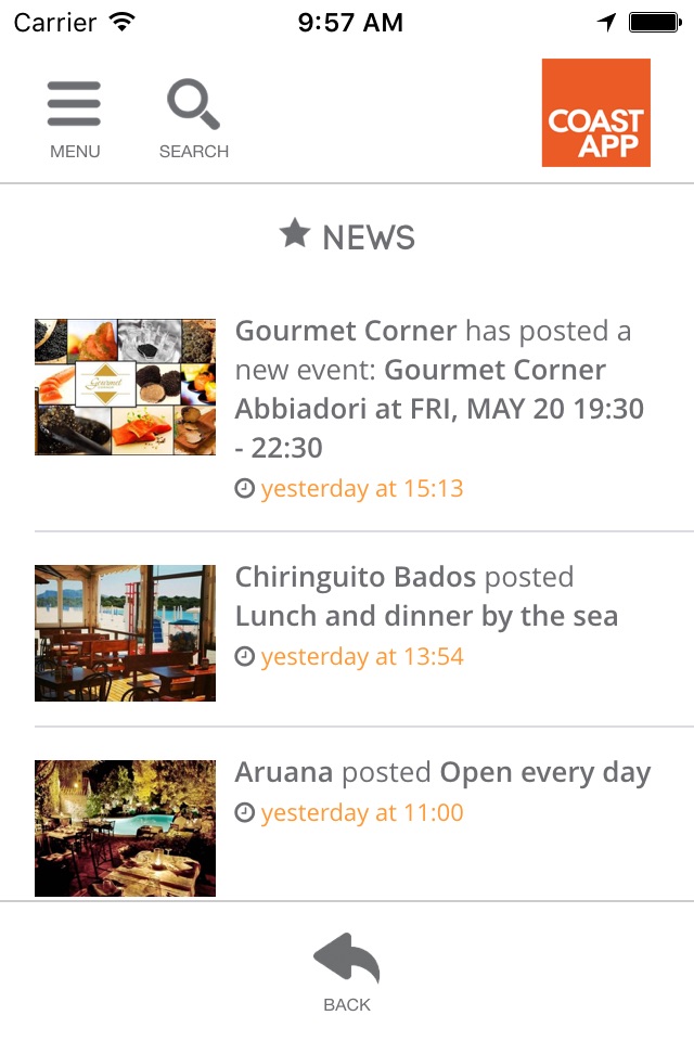 CoastApp screenshot 2