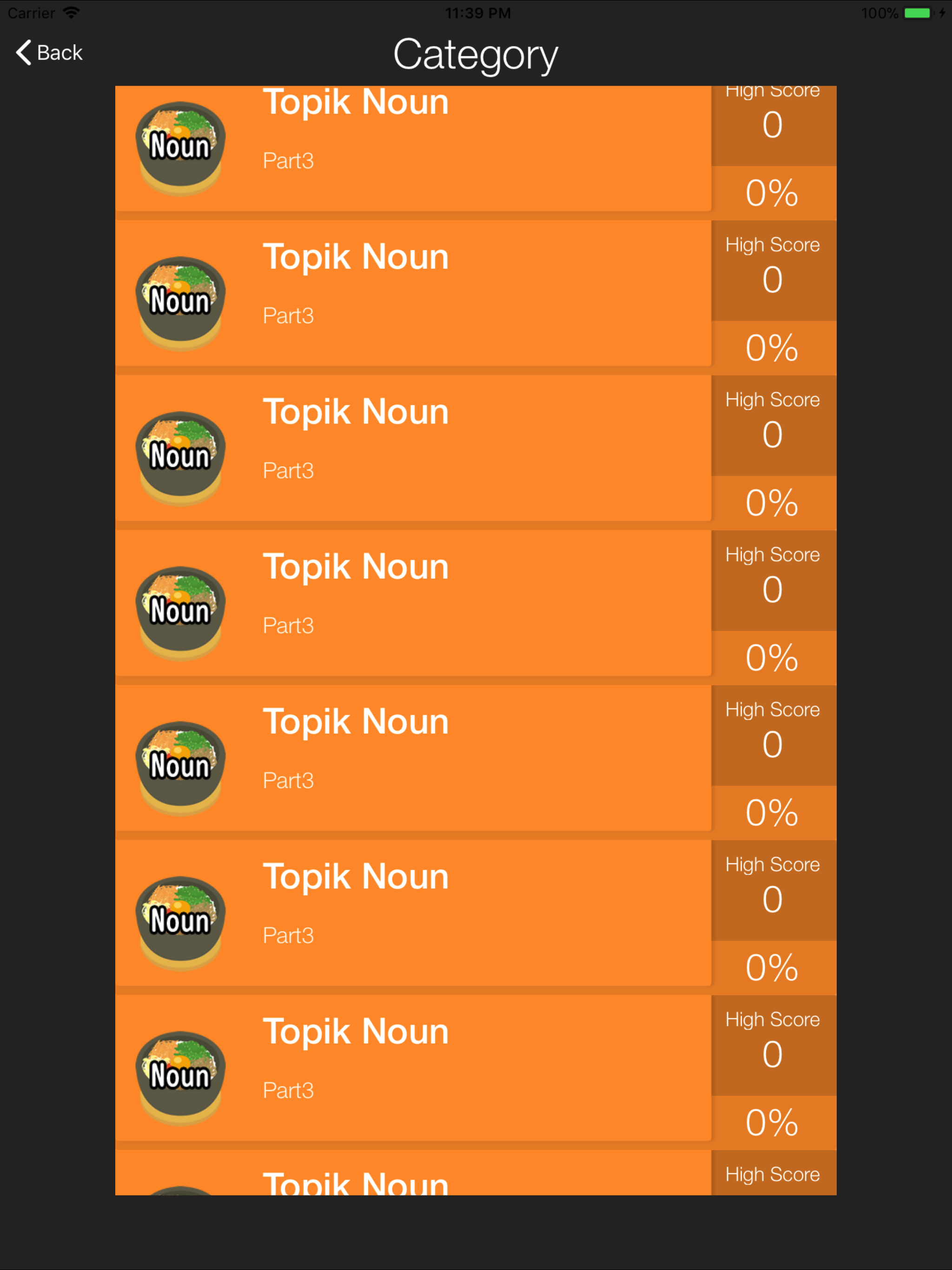 TOPIK Beginner Vocabulary Test