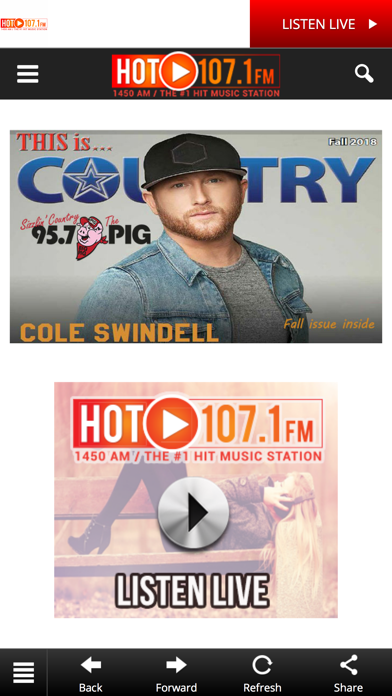 How to cancel & delete Hot 107.1 FM Olean from iphone & ipad 1