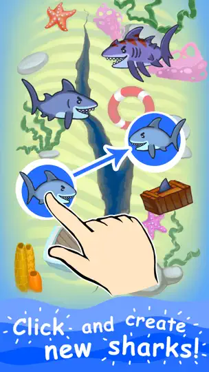 Angry Shark Evolution Clicker iPhone Ekran Görüntüsü 2