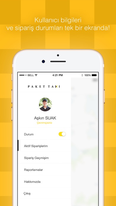 PaketTaxi Driver Screenshot