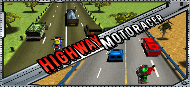 ‎Highway Bike Racer : 3D Racing Screenshot