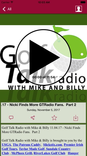 Golf Talk Radio(圖3)-速報App