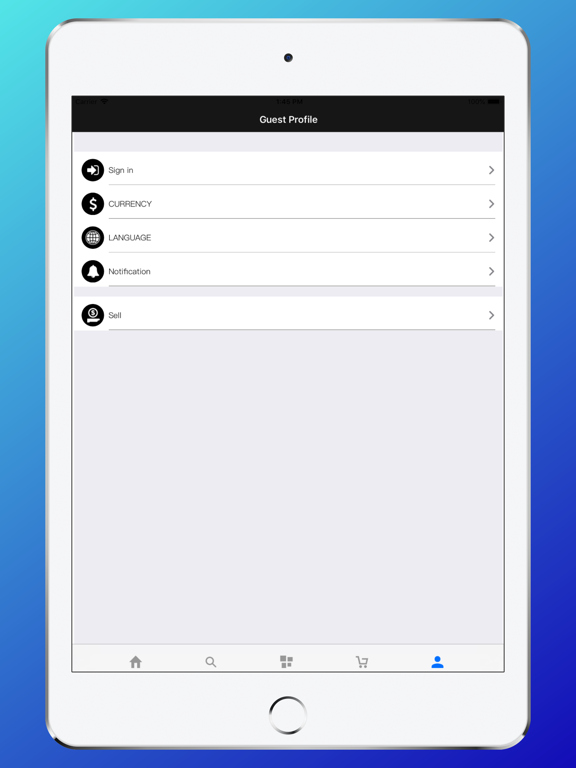 Malaysian Online Store iPad screenshot