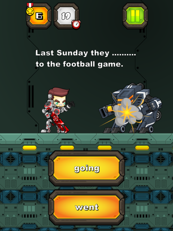 Screenshot #6 pour English Grammar War: Basic