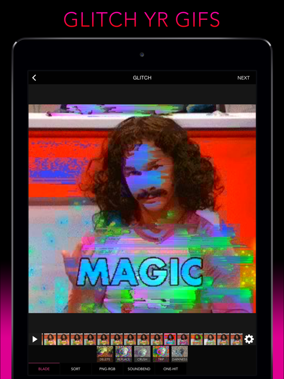 Screenshot #1 for Glitch Wizard - Distort Photos to Trippy GIFs