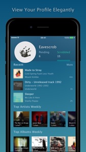 Eavescrob - for Last.fm screenshot #2 for iPhone