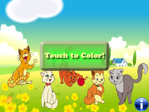 Screenshot #4 pour Coloriages: chats et chatons