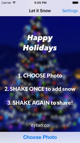 Let It Snow! on Your Photosのおすすめ画像1