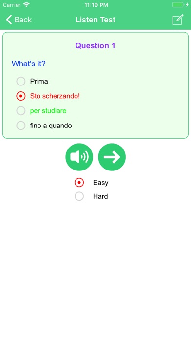 Learn Italian Quick Phrases screenshot 4