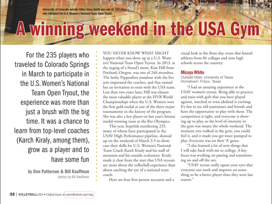 VolleyballUSA: Official Magazine of USA Volleyball iPad screenshot 4 - Sports app