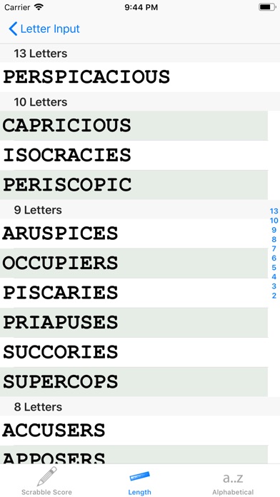 Words a Word Finder f... screenshot1