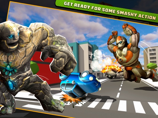 Smashy BigFoot Gorilla iPad screenshot 1 - Games app