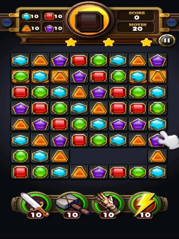 Jewels Digger Mania -Gem Quest iPad screenshot