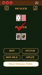 Screenshot of Blackjack Basic Strategy Practice