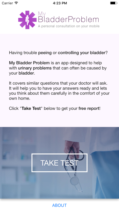 Screenshot #1 pour My Bladder Problem