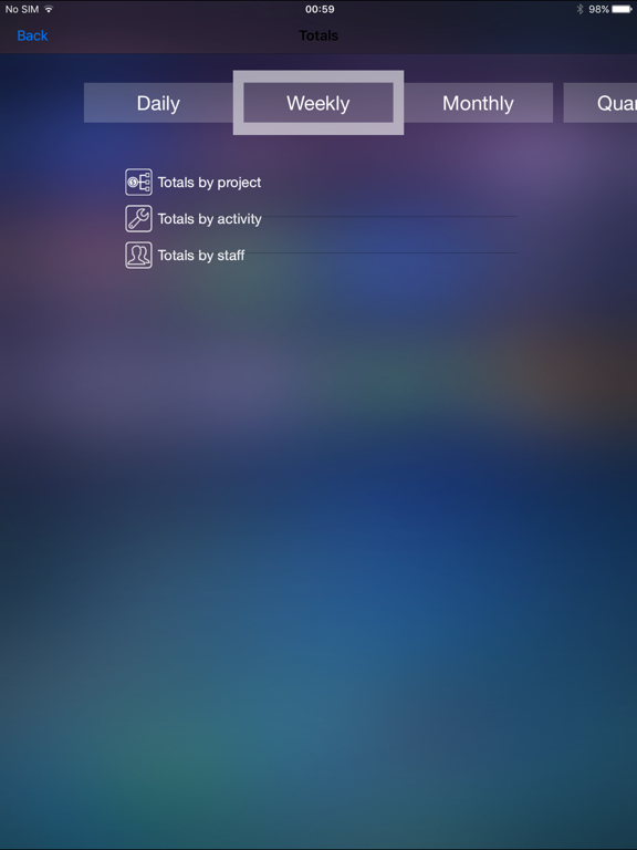 Live Time - Time Tracker iPad screenshot 3 - Finance app