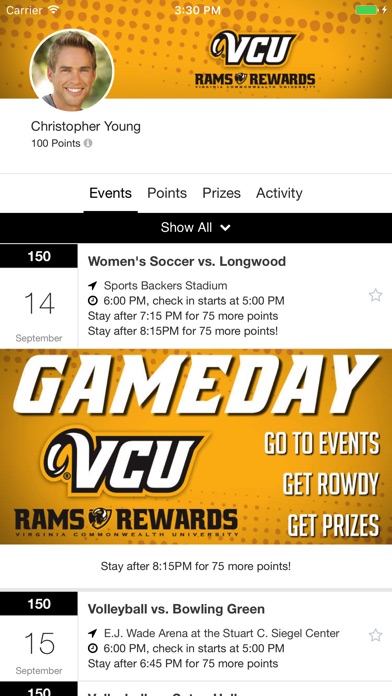 VCU Rams Rewards screenshot 2